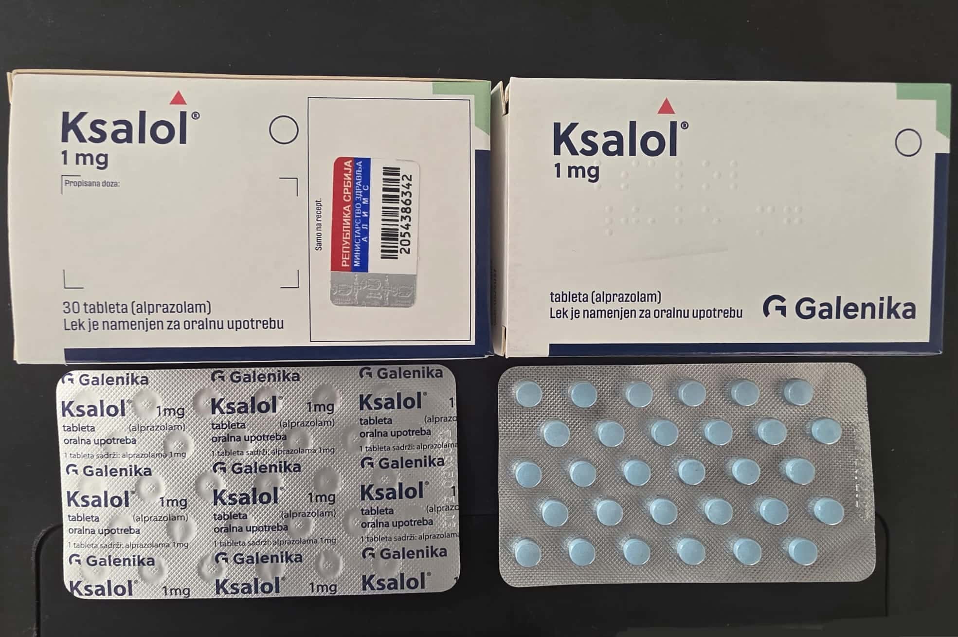 Purchase Ksalol Xanax 1mg Alprazolam Tablets online in UK - Fast Pharma UK