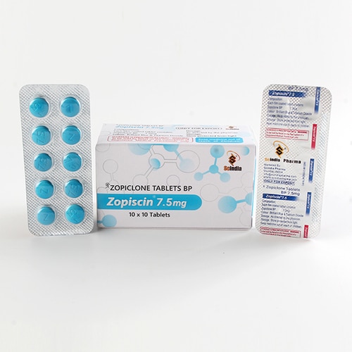 Zopiclone Zopiscin 7.5mg (Blue)